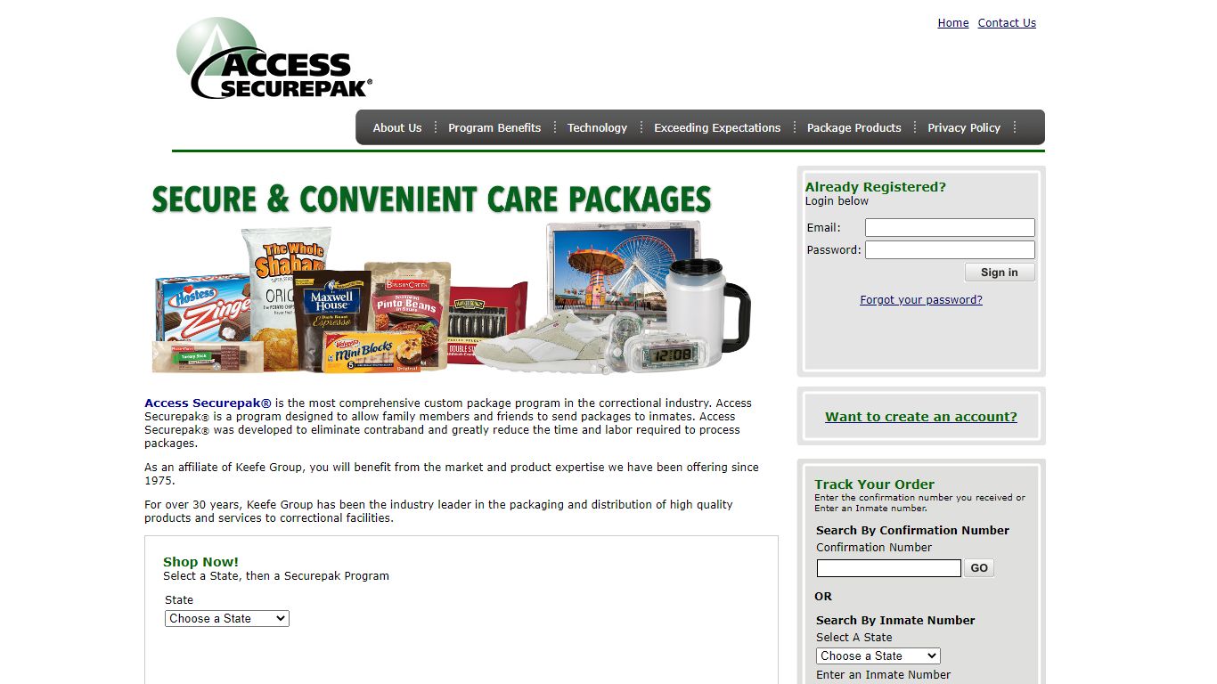 Access Securepak - Salt Lake County Jail - UT - Welcome